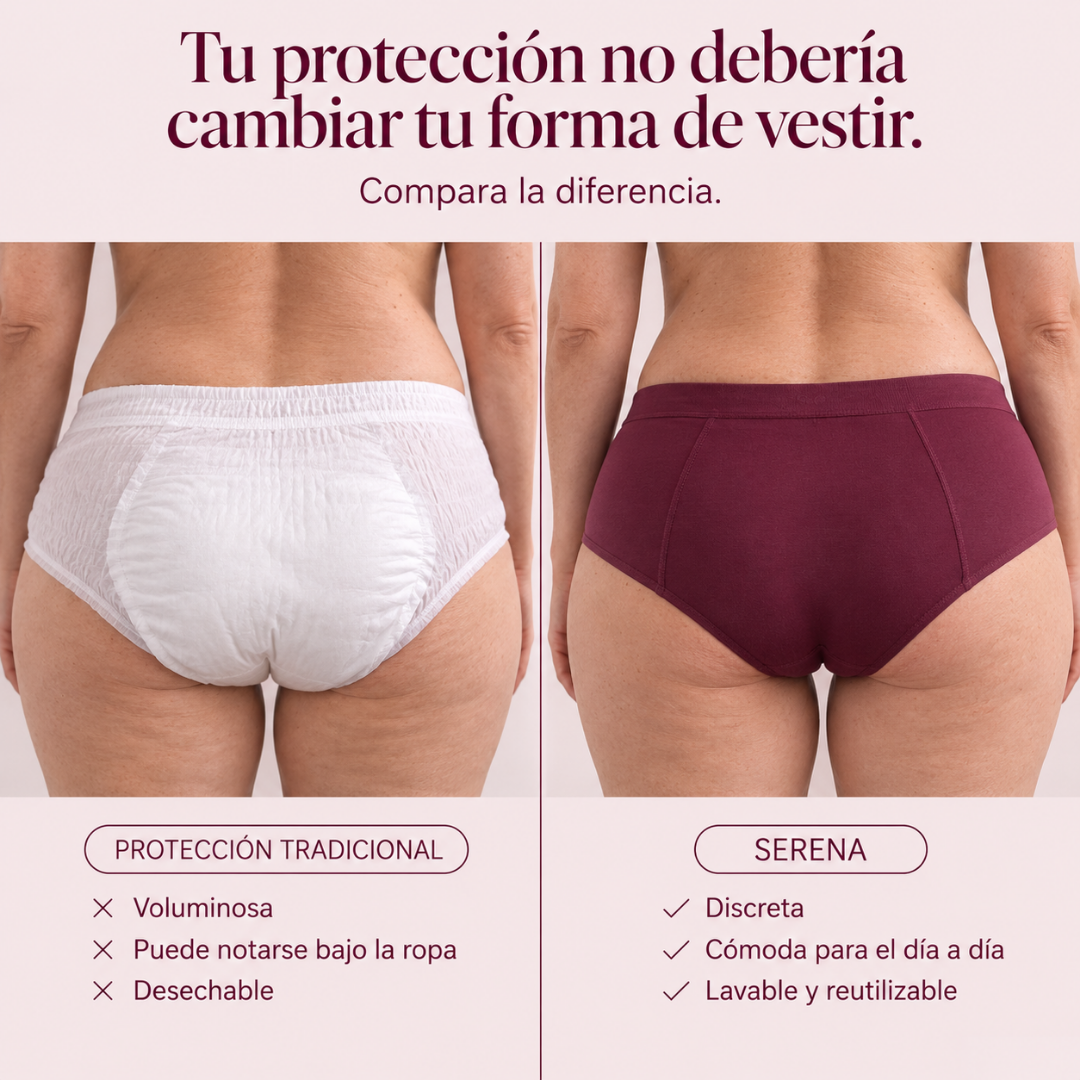 SERENA™ Protección Discreta Todo el Día